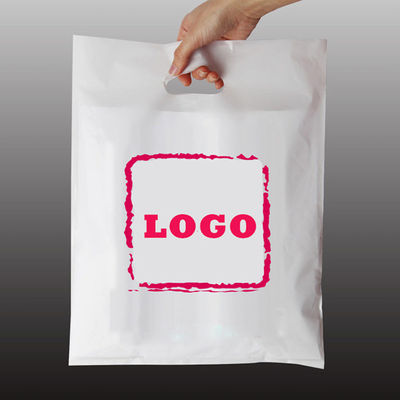 品質  OEM LDPE HDPE Poly Plastic Bag For Clothes Handle Shopping Bags 工場