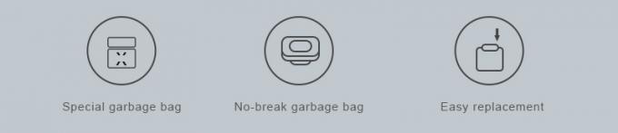 オーダーメイド 青色 26cm HDPE 猫のゴミ袋 精霊のバケツ 2