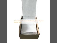 LDPE HDPE 穴あきファンフォールドポリプラスチックバッグ プレオープンタイプ