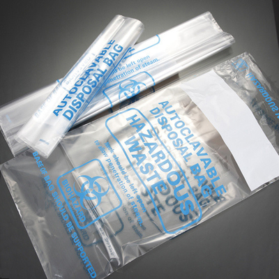2ミルのゆとりのBiohazardの無駄袋のポリプロピレンのプラスチック オートクレーブ
