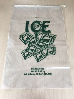 8LB LDPE氷袋 引線付き - 10