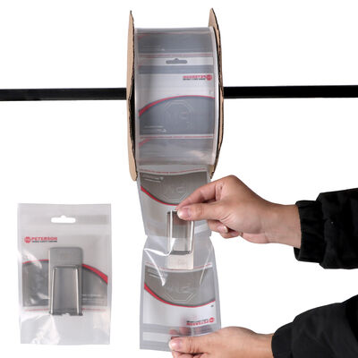 自動包装機用のロール上のカスタムLDPE前開封袋