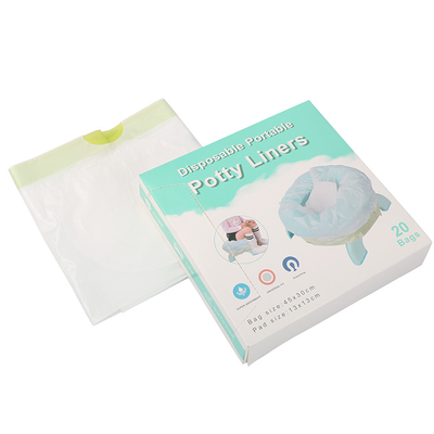 幼児のためのプラスチック取るに足らない結め換え品袋は、普遍的な旅行取るに足らない袋ほとんどの椅子に合った